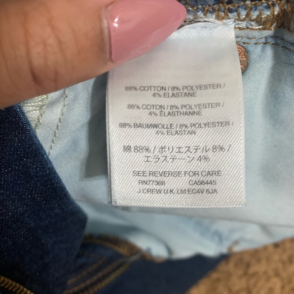J. Crew 9-Inch Toothpick Jeans Size 29 EUC - Picture 5 of 5